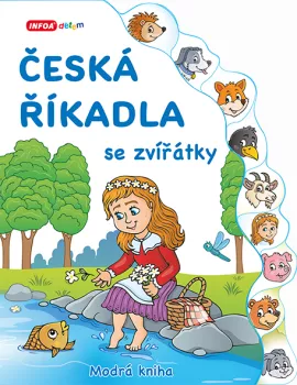 Česká říkadla se zvířátky - Modrá kniha