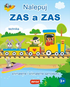 Nalepuj ZAS a ZAS - Technika - snímatelné / snímateľné samolepky (CZ/SK vydanie)