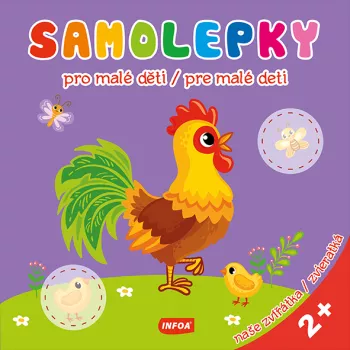 Samolepky pro malé děti / Samolepky pre malé deti - Naše zvířátka / Zvieratká (CZ/SK vydanie)