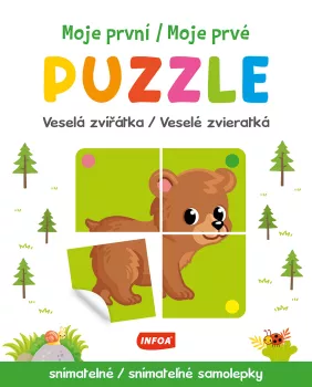 Moje první PUZZLE - Veselá zvířátka / Moje prvé PUZZLE - Veselé zvieratká (CZ/SK vydanie)