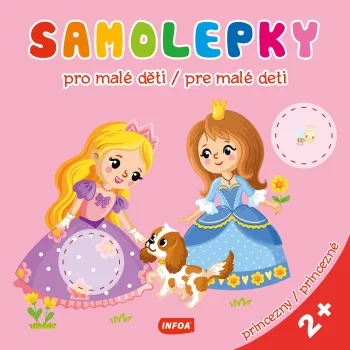  Samolepky pro malé děti / Samolepky pre malé deti - princezny (CZ/SK vydanie) (VÝPRODEJ)